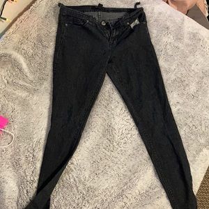 Black skinny jeans
